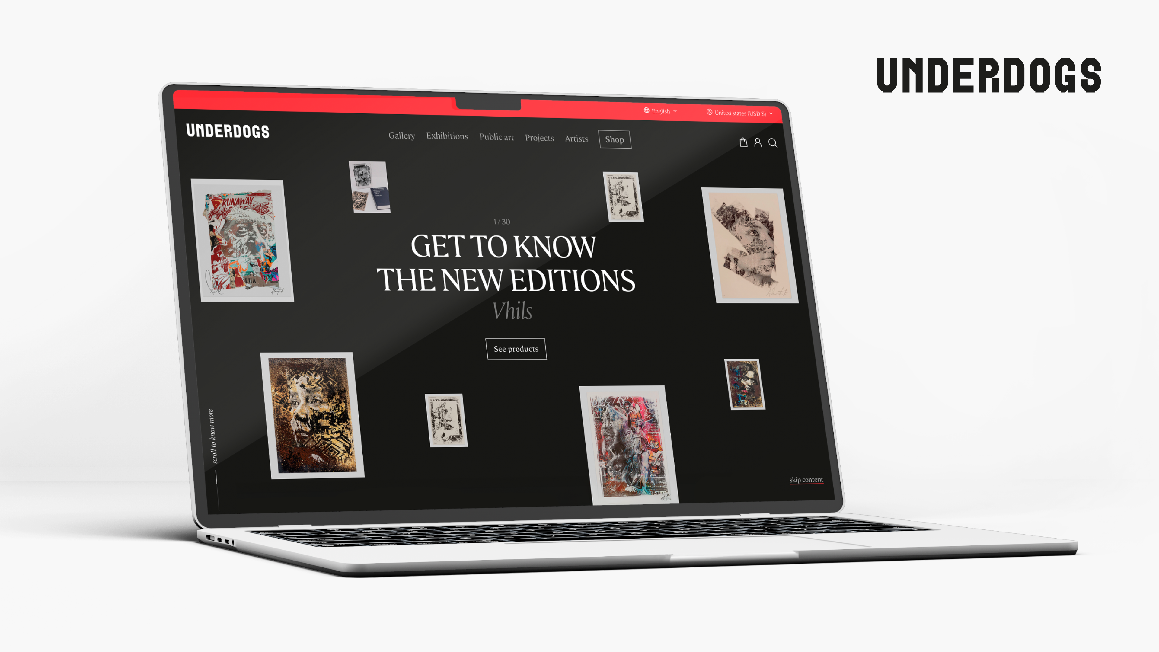 Underdogs: Plataforma de eCommerce com Shopify