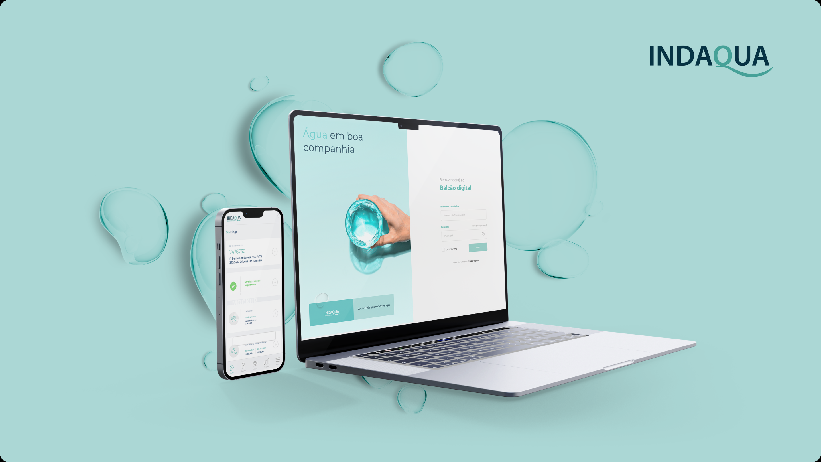 Portal e APP do Grupo Indaqua